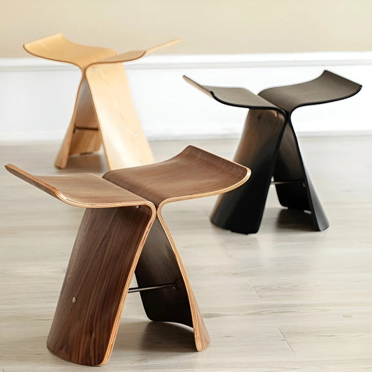 Houten Krukje Massief Hout – Design Bijzettafel & Nachttafeltje | Restfield